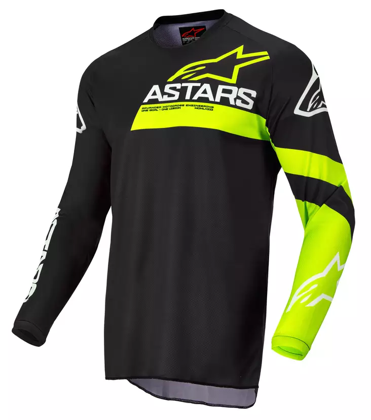 Alpinestars Tröja Fluid Chaser Svart/Gul - Crosströjor - D394207 - 1