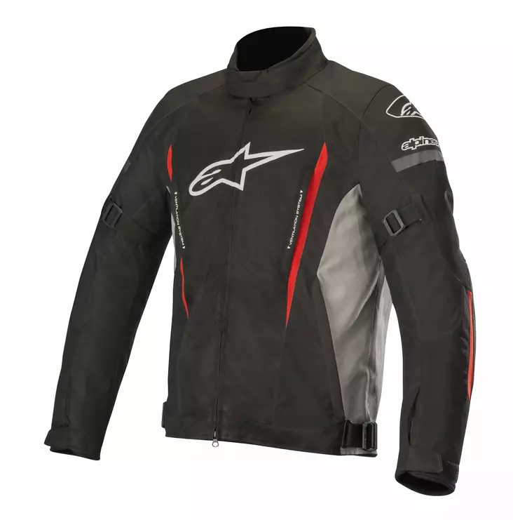 *Alpinestars Jacka Gunner v2 Vattentät Svart/Grå/Röd - MC jackor - D251707 - 1