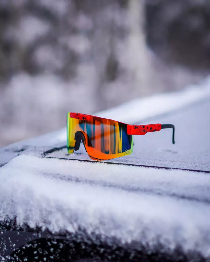 AMOQ Comet Solglasögon Röd Splash - Röd Spegellins - Solglasögon - 645-NO1-SHADES-7 - 1