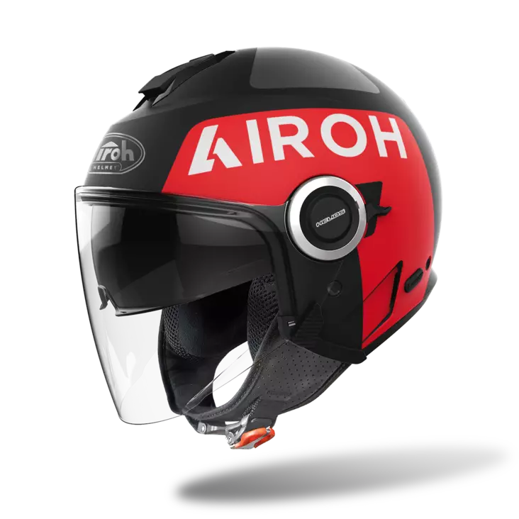 Öppen hjälm Airoh Helios Up, matt svart - MC öppningsbara och öppna hjälmar - 57-2277 - 1