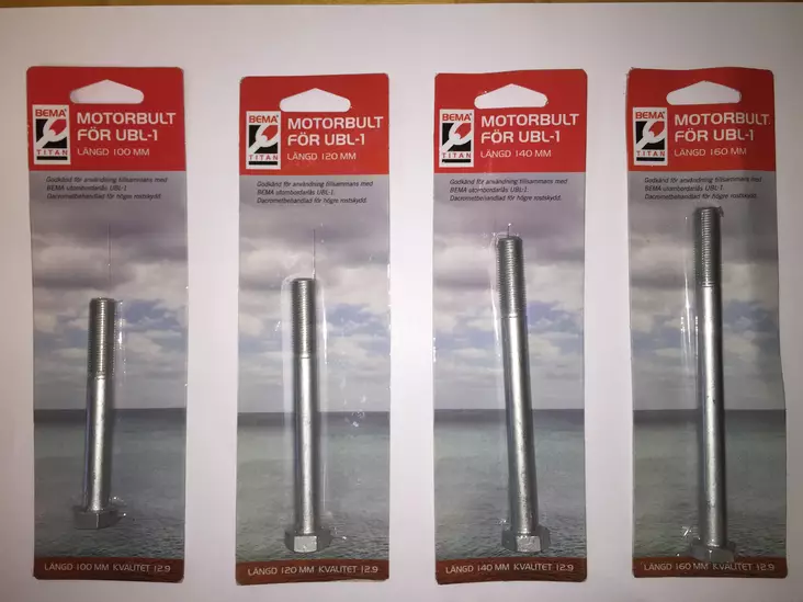 BEMA UBL-1, M6S 12.9 M12x1,25x120 Dacromet - Kättingar - 492-16257 - 1