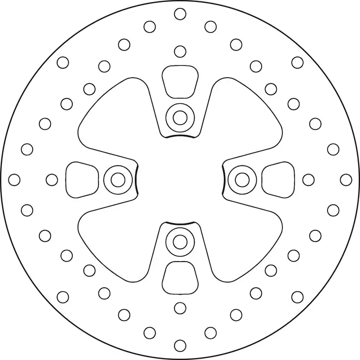 Brembo Bromsskiva Serie Oro - MC Bromsskivor - 232-68B407G7 - 1