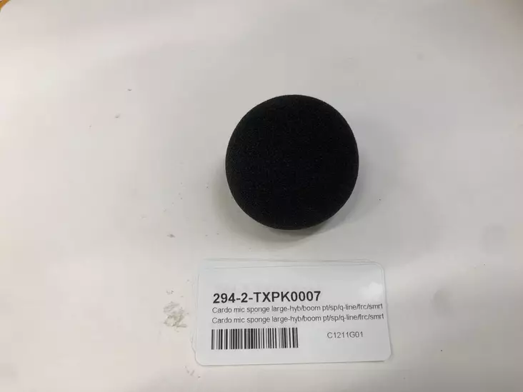 Cardo mic sponge large-hyb/boom pt/sp/q-line/frc/smrth - Intercom tillbehör - 294-2-TXPK0007 - 1