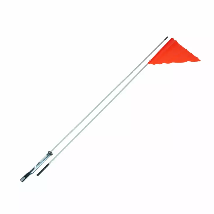 CAVO säkerhetsflagga, orange, 183 cm - Barnsitsar och kärror - 2407 - 1