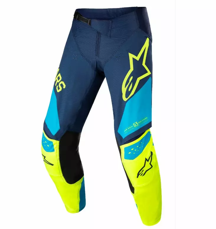 Crossbyxa Alpinestars Techstar Factory, blå/gul - Crossbyxor - D393427 - 1