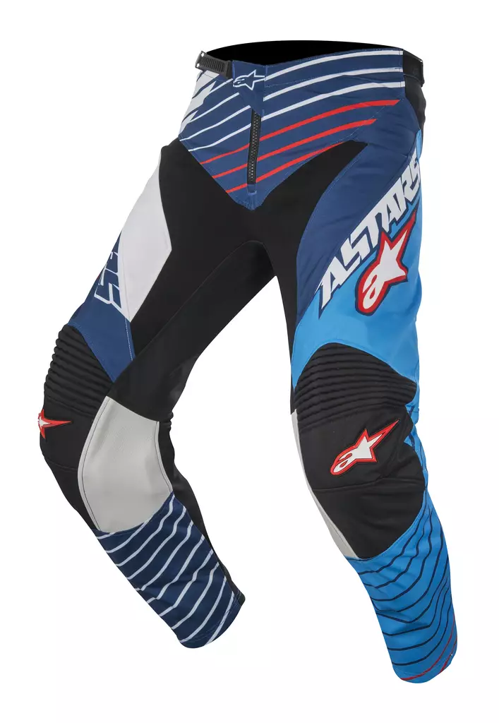 Crossbyxa Alpinestars Racer Braap, vit/blå - Crossbyxor - D208327 - 1