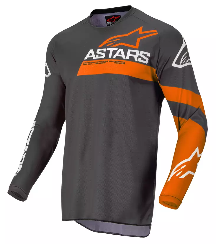 Crosströja Alpinestars Fluid Chaser, antracit/coral - Crosströjor - D394227 - 1