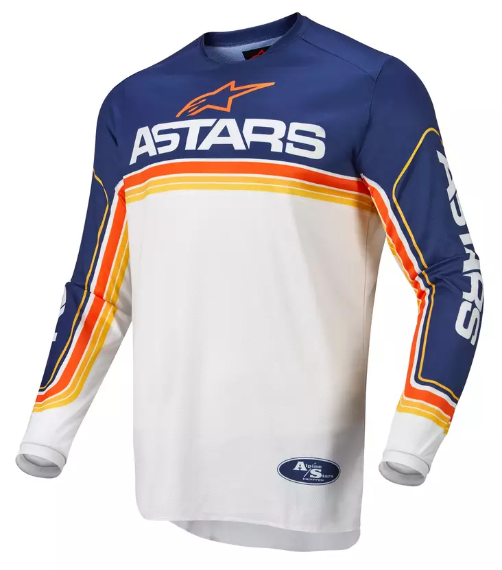 Crosströja Alpinestars Fluid Speed blå/vit/orange - Crosströjor - D394277 - 1