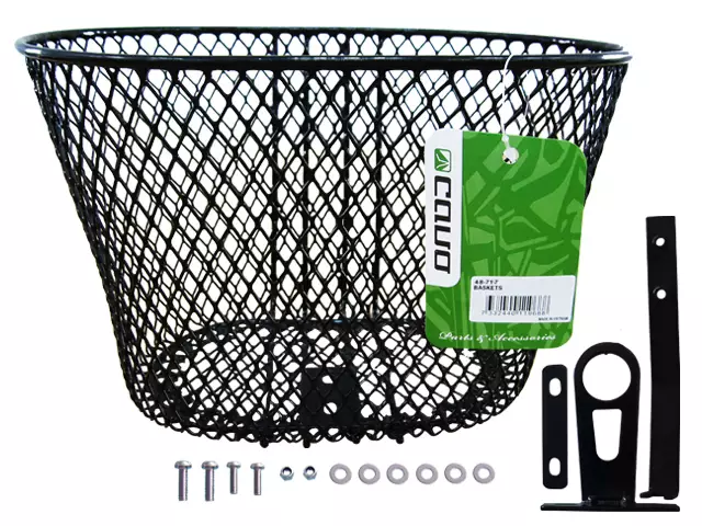 Framkorg CAVO 20" fast, svart - Varukorgar - 48-717 - 1