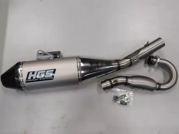 HGS Avgassystem 4T komplett CRF250 22- - Motocross 4-takt helsystem - 46-62-1537 - 1