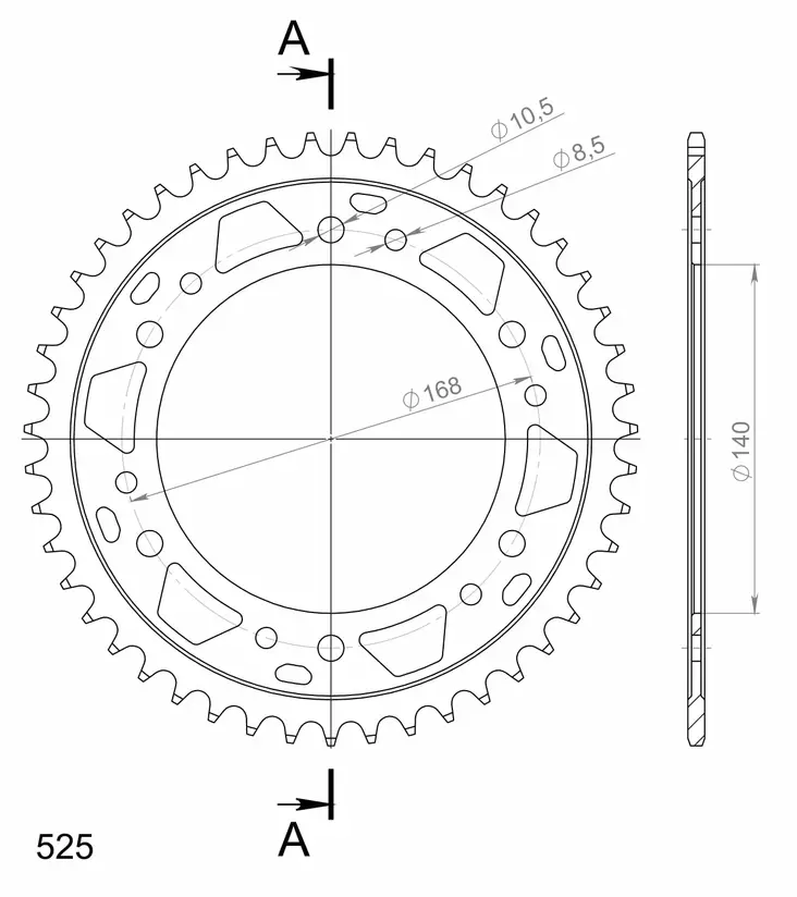 Supersprox / JT Rear sprocket 6.47 - MC Bakdrev - 27-2-6-47 - 1