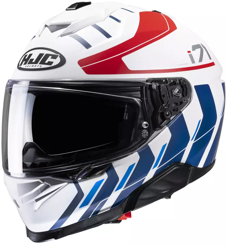 Motorcykelhjälm HJC i71 Simo, vit/blå MC21SF - MC integralhjälmar - 630-23087 - 1