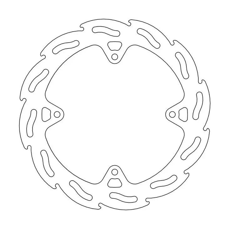 Moto-Master Flame Bromsskiva bak KTM: 85XS '11 - MC Bromsskivor - 235-110437 - 1