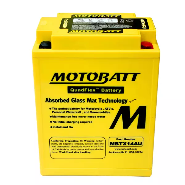 MOTOBATT batteri MBTX14AU Factory sealed - Motorbatt batteri - 14-517 - 1