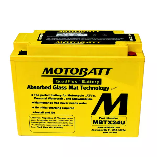 MOTOBATT batteri MBTX24U Factory sealed - Motorbatt batteri - 14-527 - 1