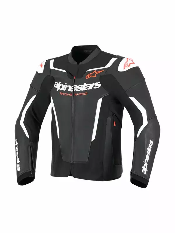 MP- nahkatakki Alpinestars GP Force v2, musta/valkoinen - MC skinnjackor - D520437 - 1