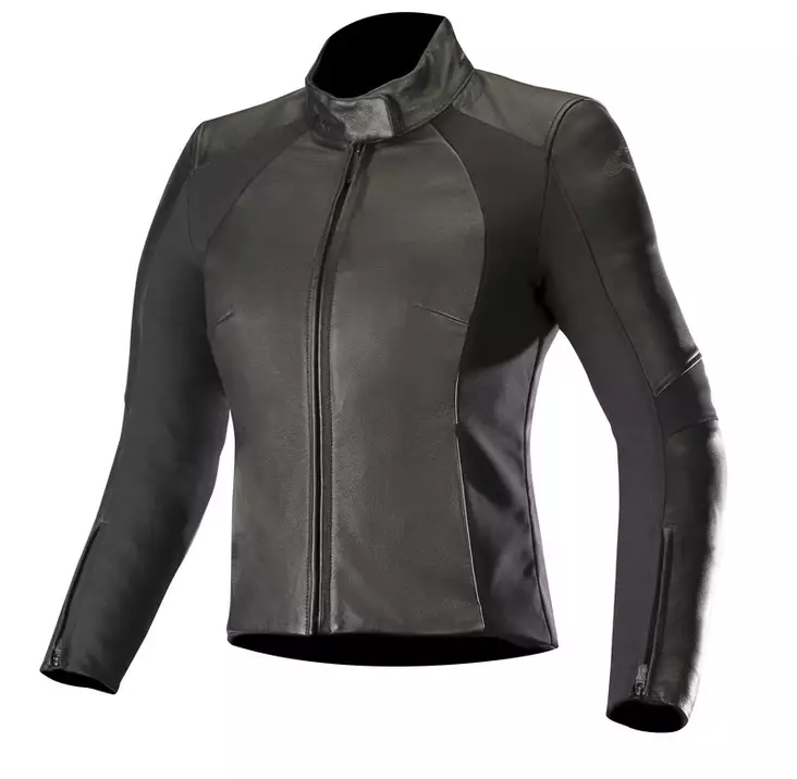 Naisten nahkatakki Alpinestars Vika v2, musta - MC skinnjackor - D251407 - 1
