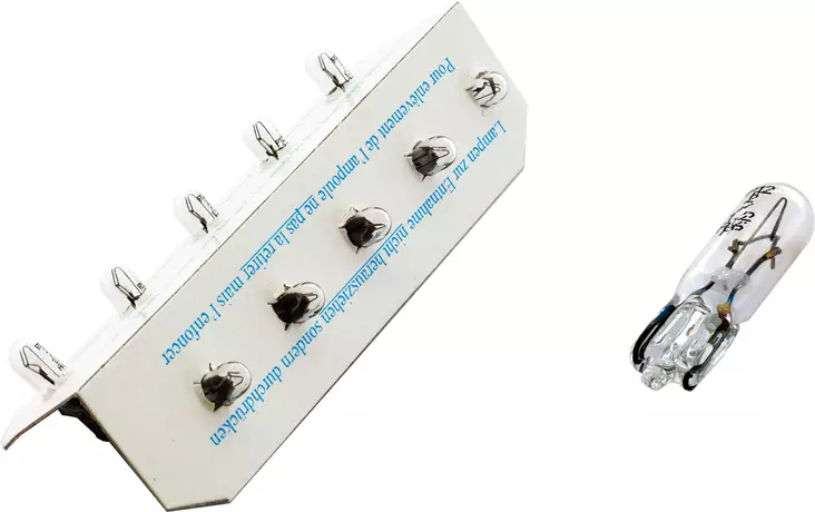 Philips glödlampa 12V 2W W2x4, 6d - MC Glödlampor - 12-947 - 1