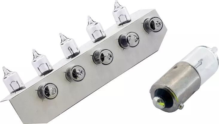 Philips glödlampa 12V 6W BAX9s halogen - MC Glödlampor - 12-917 - 1