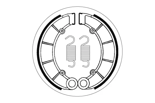 SBS Bromssko 2027 - MC Bromsskor - 23-2027 - 1