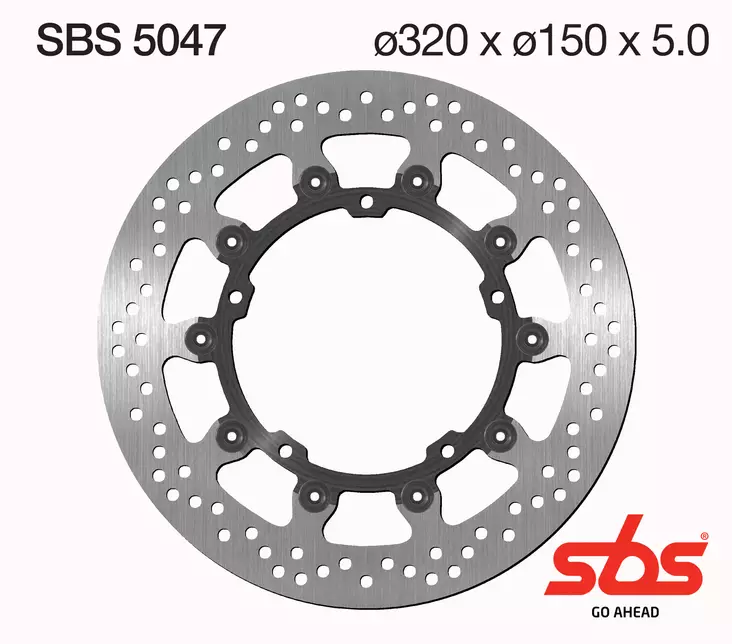 SBS Bromsskiva Standard - MC Bromsskivor - 230-5047 - 1