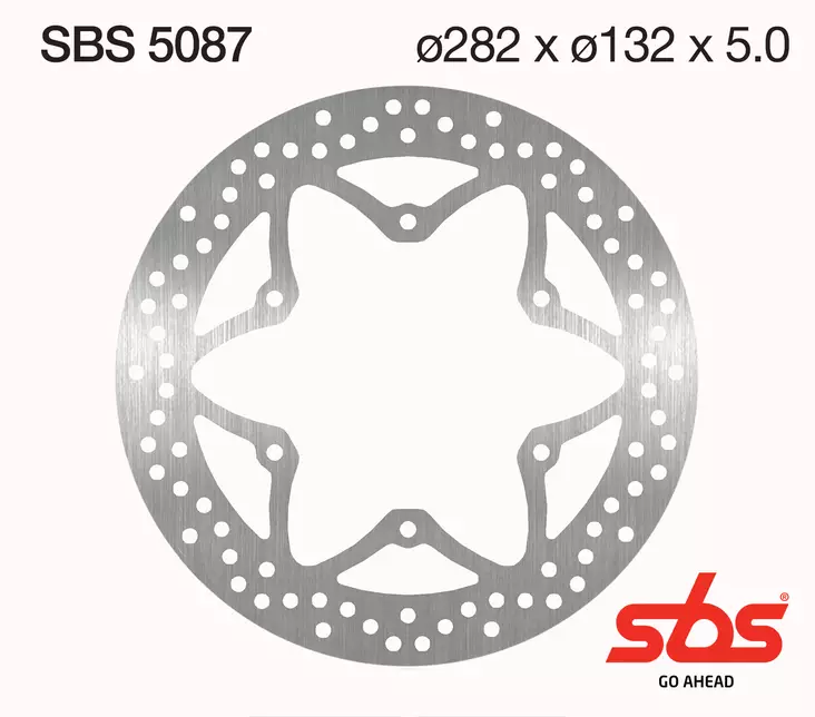 Sbs bromsskiva Standard - MC Bromsskivor - 230-5087 - 1