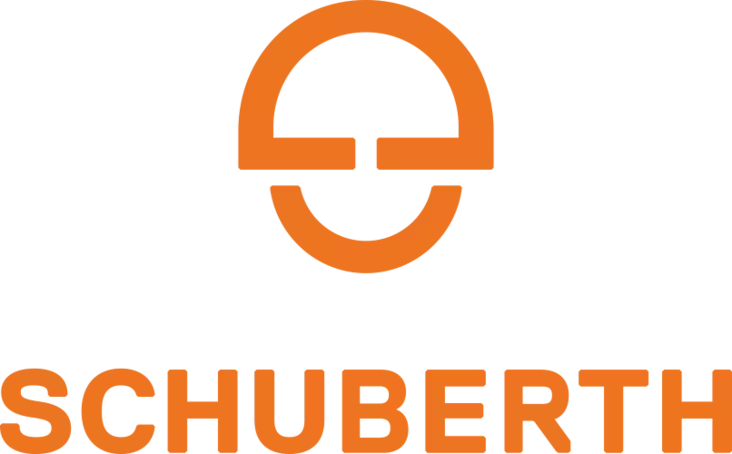 Schuberth E1 HD orange visir, AF färdig 60-65 - Visir - 511-1500-17 - 2