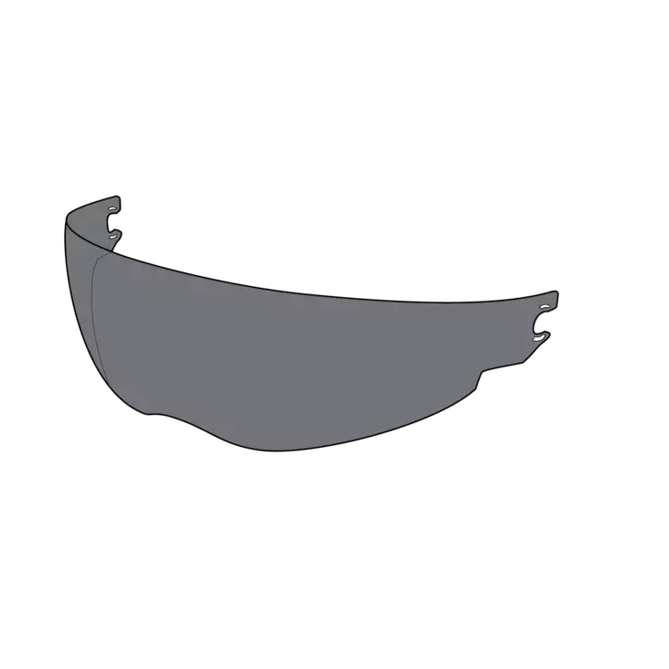 Simpson Venom Inner Sun Visor Mörk - Visir - 638-102107 - 1