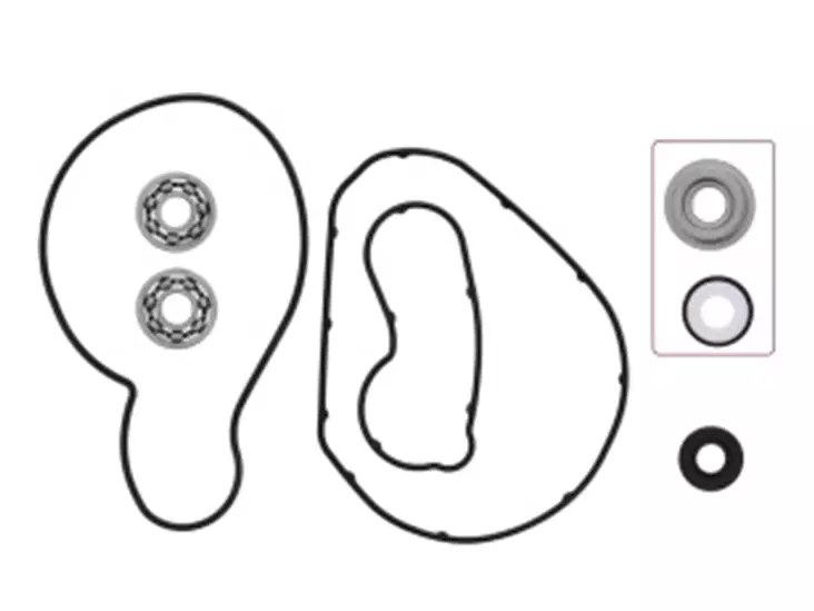 Sno-X Reparationssats vattenpump, Yamaha 4T - Snöskoter förgasarflänsar - 87-721317 - 1