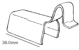 Sno-X Mattskoning Lynx - Snöskoter mattclips - 84-0147 - 1