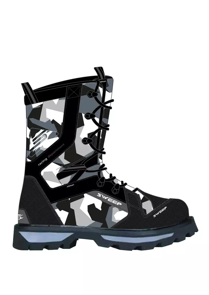 Sweep Yeti snowmobile stövel svart/camo - Skoterstövlar - 535-2007-37 - 1