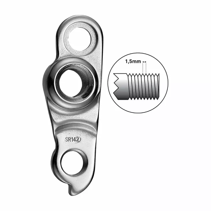 Växelöra MARWI, GH-187, 12mm axel 1,5 gänga - Fästen - GH-187 - 2