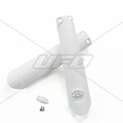 UFO Gaffelbensskydd KTM125-525 SX/SXF 15- ,EXC/EXC-F 250-500 16- Vit 047 - Motocross gaffelbensskydd - 650-4055-047 - 1