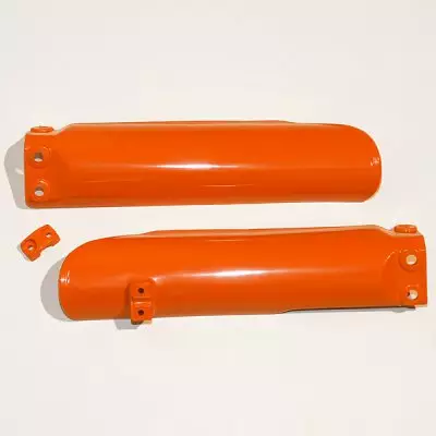 UFO Gaffelbensskydd KTM 85SX 03- Orange 127 - Motocross gaffelbensskydd - 650-3091-127 - 1