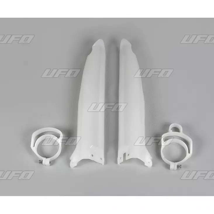 UFO Gaffelbensskydd KX125-500 96-03 Vit 280 - Motocross gaffelbensskydd - 650-3704-047 - 1
