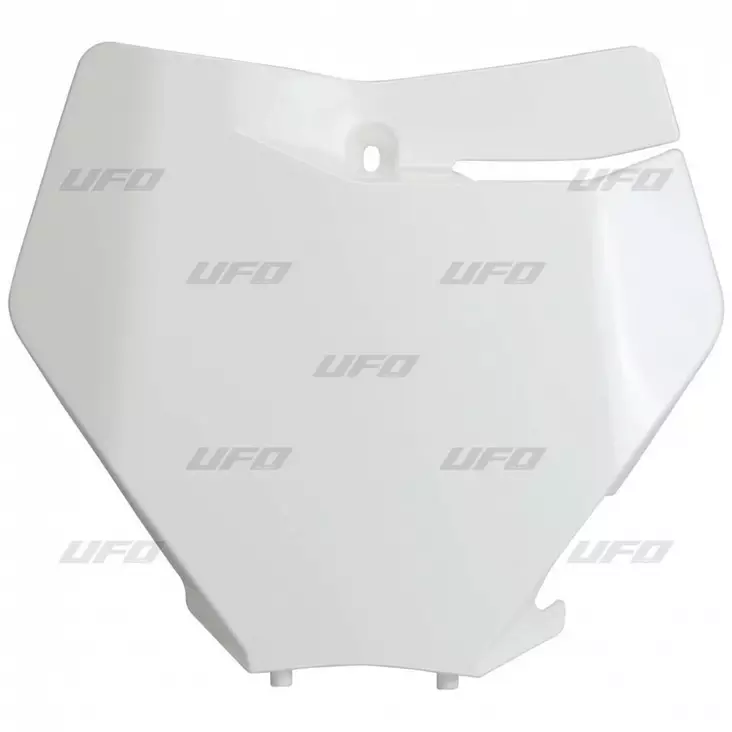 UFO Nummerplåt KTM125-450 SX/SXF 2019- Vit 047 - Motocross nummerplåt - 650-4094-047 - 1