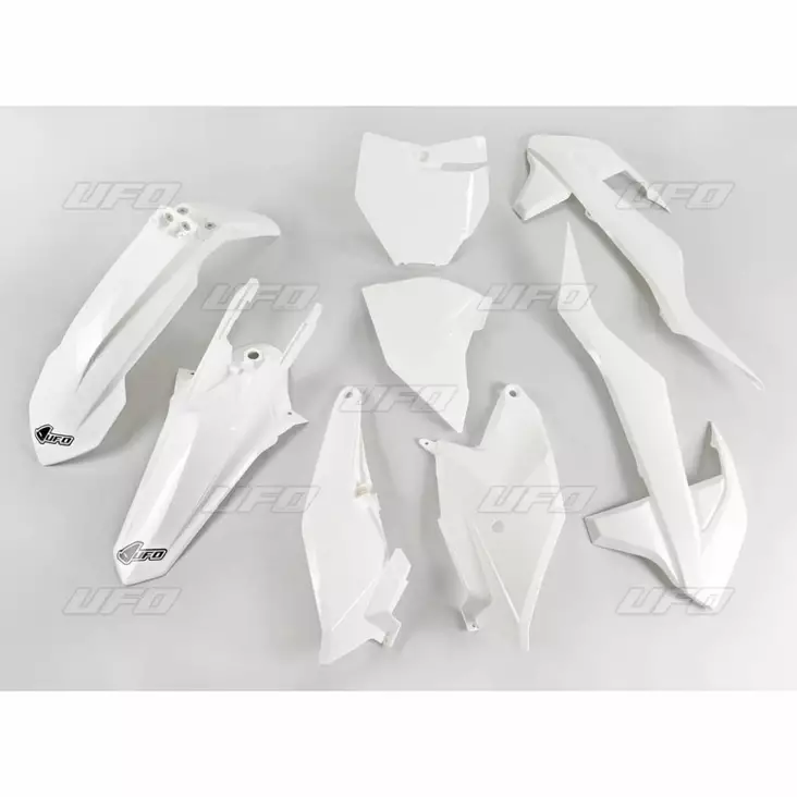 UFO Plastkit 5-delar KTM SX85 18- Vit 047 - Motocross plastsats - 650-K519-047 - 1