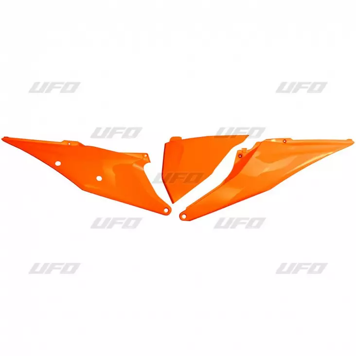 UFO Sidopanel + luftfilterlock v KTM125-525 SX/SXF 19- EXC/EXC-F 20- Orange 127 - Motocross sidopanel - 650-4093-127 - 1