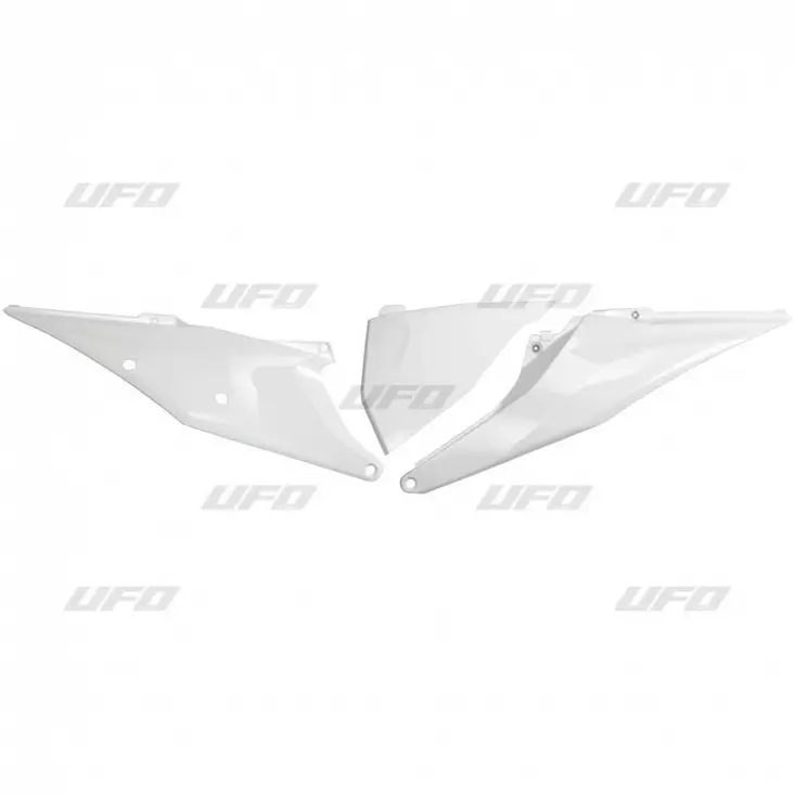 UFO Sidopanel + luftfilterlock vä,KTM125-525 SX/SXF 19- EXC/EXC-F 20- Vit 047 - Motocross sidopanel - 650-4093-047 - 1