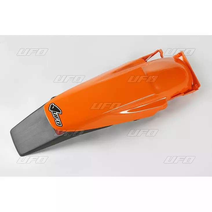 UFO Bakskärm Enduro m lampa KTM125-525EXC 98-03 Orange 127 - Motocross skärmar - 650-3043-127 - 1