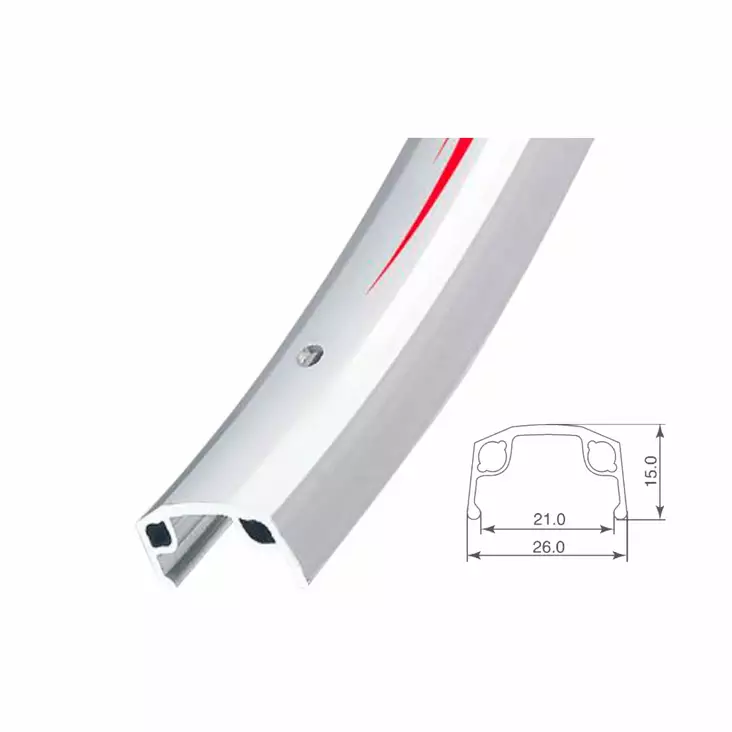 Fälg JET SET 22 "19-484, enkelbottnad, aluminium, silver - Fälgar fram 12-24" - 62877 - 1