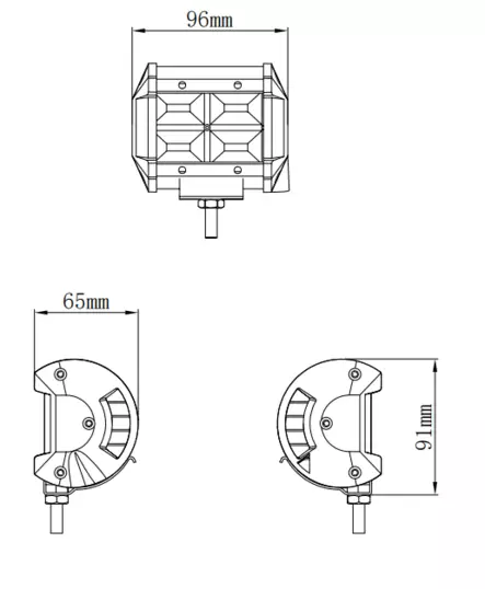 Kinwons Led Ramp 10-30V 48W Flood - MC Lampor och arbetsljus - 109-8548 - 2