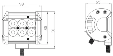 Kinwons Led Ramp 10-30V 18W Combo - MC Lampor och arbetsljus - 109-8718 - 2