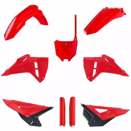 Polisport plastkit CRF450R 25-.. CRF250R 25-.., OEM-färg Röd - Motocross plastsats - 178-91598 - 1