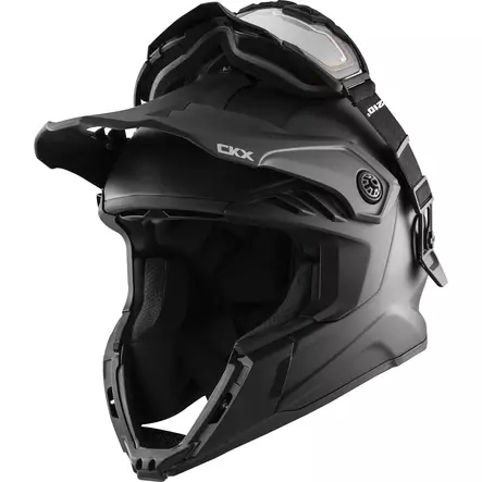 CKX Helmet + Goggles w/ el.heating TITAN Airflow, matt black - Snöskoterhjälmar - 58-2008 - 2
