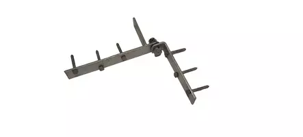 Qvarken Vinkel brygggångjärnssats 300x300x40mm, varmförzinkat stål - Ankartillbehör - 103-20-0008 - 1