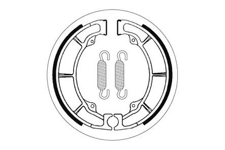 SBS Bromssko 2038 - MC Bromsskor - 23-2038 - 1