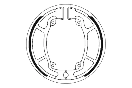 SBS Bromssko 2208 - MC Bromsskor - 23-2208 - 1