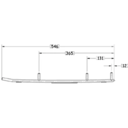 Sno-X Defender Styrstål Lynx/ Ski-Doo - Snöskoter styrskenor - 881-0478 - 1