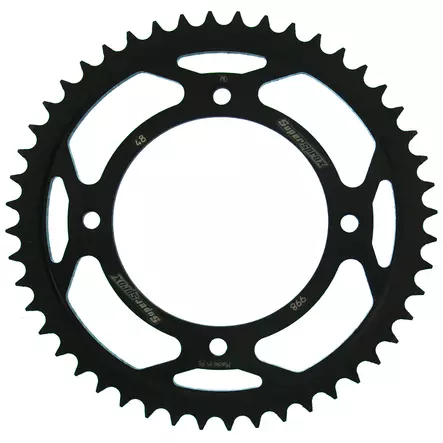Supersprox Steel Rear sprocket SU RM80/85 / YA YZ80/85 Black 48 - MC Bakdrev - 27-2-998-48 - 2